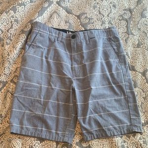 Men’s blue Hurley casual shorts size 30 waist